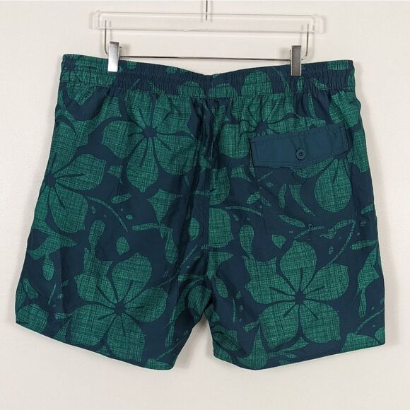 Ron Jon Men's Blue and Green Floral Swim Trunks XXL - Picture 7 of 7